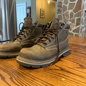 Rugged outback waterproof boots